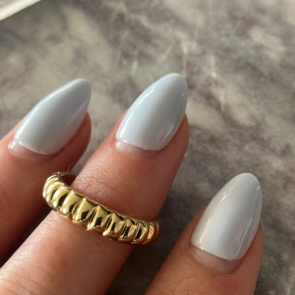 Waterproof PVD plating over brass ring size 7 - Picture 4 of 4